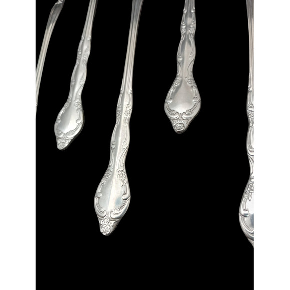 Michael Lloyd Stainless MLL2 Cocktail Seafood Forks Set Of 11 - Picture 2 of 3